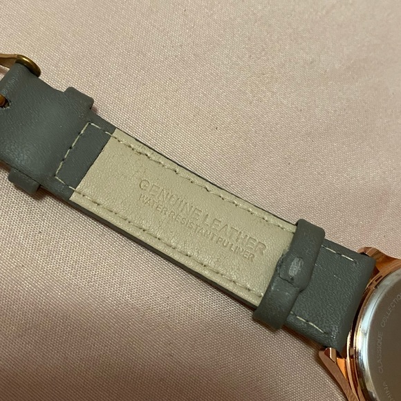 Monroe Solérose Charcoal Leather Watch - Picture 4 of 4